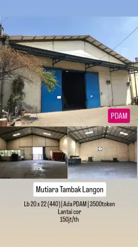 ada PDAM Gudang Mut Langon, Margomulyo. Deket tol. Sby barat