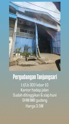 Jual / Sewa Tanjungsari, sebelah Margomulyo. Deket banyu urip