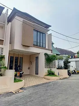 Rumah 2 Lantai Baru Murah Free Biaya2 di Bambu Apus Setu Jakarta Timur