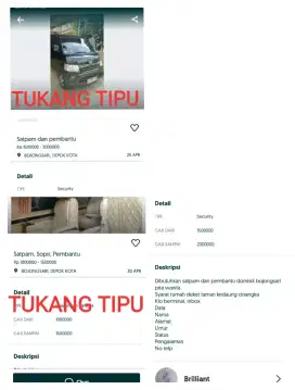 Nyari pekerjaan jaga rumah supir security exs TNI AD