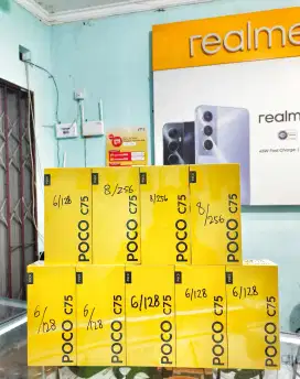 [ NEW ] POCO C75 RAM 16/256 BARU SEGEL TERMURAH