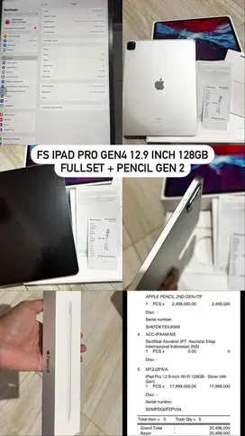Ipad pro gen 4 free apple pencil