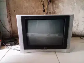 Tv tabung 21in merk lg normal mal