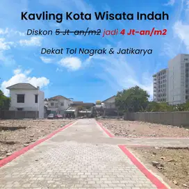Promo Kavling Premium Kota Wisata Indah Hanya 3Jt, Dekat Tol Nagrak