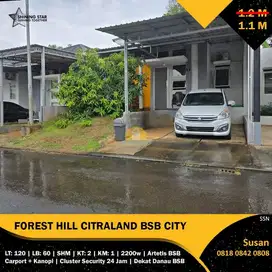 Dijual murah rumah di Forest Hill BSB City Semarang