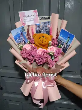 Buket boneka ,buket boneka profesi,buket boneka dan foto