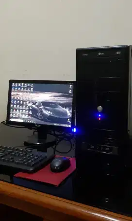 Pc komputer gaming fullset MURAH. Bonus Game2 dan aplikasi GTA5 READY!