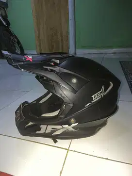 helm JPX fox 1 hitam 100% original