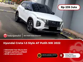 [ TANGAN PERTAMA ] Hyundai Creta 1.5 Style AT Putih 2022/2023