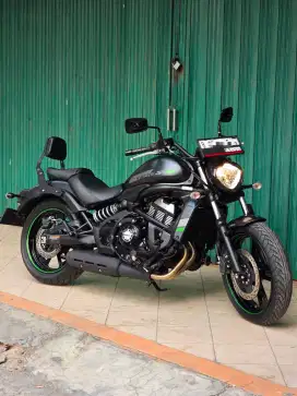 Moge Cruiser Kawasaki Vulcan 650 S th 2024 Km 130 Like New Siap Turing