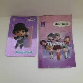 LIMITED EDITION: Photocard (PC) BTS BT21 Chocolatos Tiny Tan (per pcs)