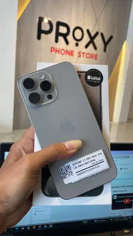 Iphone 15 pro max 256gb ex resmi