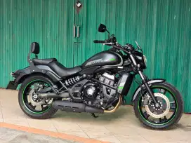 Moge Cruiser Kawasaki Vulcan 650 S th 2024 Km 130 Like New Siap Turing