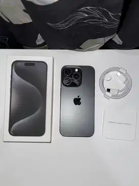 Iphone 15 Pro 128GB Titanium Black Ibox Fullset Nominus