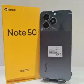 REALME NOTE 50 4/64 FULLSET MULUS SECOND MURAH GARANSI COD / ANTAR