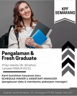 Loker Semarang Pengalaman dan Non Pengalaman
