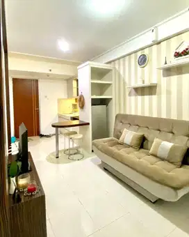Apartemen Puncak Kertajaya 2 bedroom FURNISHED view pool Lantai 17