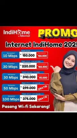 PASANG BARU WIFI INDIHOME ALL AREA