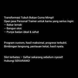 Open Personal Trainer