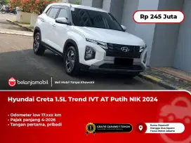 [ PAJAK PANJANG ] Hyundai Creta 1.5L Trend IVT AT Putih 2024/2025
