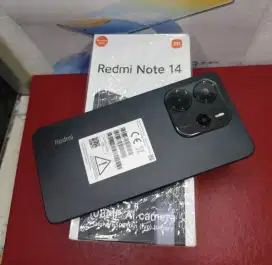 REDMI NOTE 14 8/128 FULLSET MULUS SECOND MURAH GARANSI COD / ANTAR