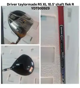 Stik golf Driver Taylormade R5 XL 10.5' 
Shaft flek R 

Bekas second