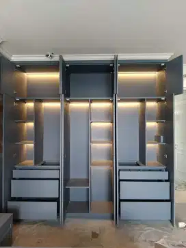 LEMARI PAKAIAN CUSTOM SESUAI KEBUTUHAN HARGA PER METER