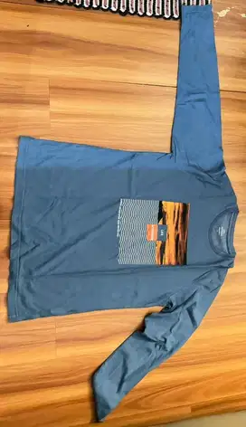 baju cewekk biru lengan panjang