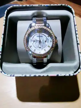 Jam Tangan Wanita FOSSIL ES3204 ORI 100% stainless steel chronograph