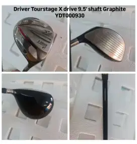 Stik golf Driver Tourstage X drive 9.5 derajat
Shaft Graphite 

Bekas