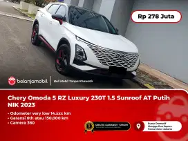 Chery Omoda 5 RZ Luxury 230T 1.5 Sunroof Camera360 AT Putih 2023/2024