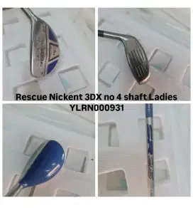 Stik golf Rescue Nickent 3DX no 4 
Shaft Ladies 

Bekas second