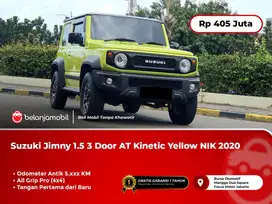 [KM ANTIK 5RB] Suzuki Jimny 1.5 3 Door AT Kinetic Yellow NIK 2020/2021