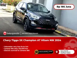 [ LOW KM ] Chery Tiggo 5X 5 X Champion Sunroof AT Hitam 2024/2025