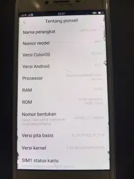 JUAL OPPO A37F KONDISI MASIH MULUS DAN BERFUNGSI BAIK