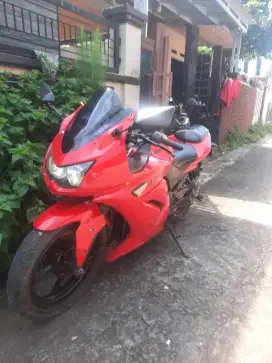 Ninja 250 Red metalic Gagah pisan