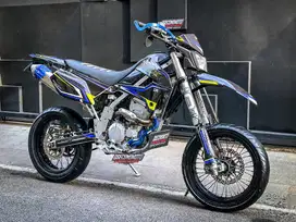 KLX 250 SUPERMOTO‼️LOW KM MULUS SIAP TOURING TRABAS RALLY D TRAKER