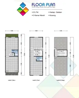 Dijual Townhouse Di Komplek Permata Sapphire Harga Dibawah 1M (Dewi)