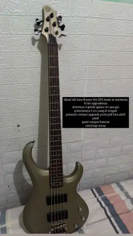 jual bass ibanez btb 205