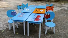 Set meja belajar anak tk