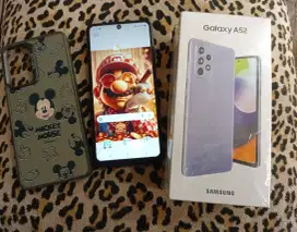 Bismillahirrahmanirrahim dijual BU CEPAT HP Samsung A52 Ram 8GB/128GB