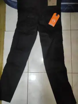 Celana pria celana cargo jeans bahan drill tebal