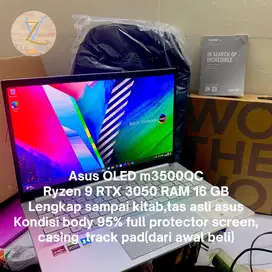 Asus vivobook OLED m3500qx Ruzen 9 Rtx 3050