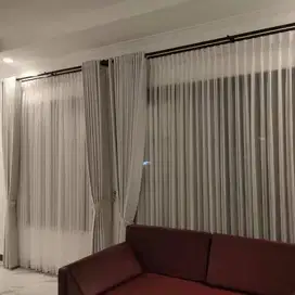 Jual & Pasang Gorden Vitrase Wallpaper Roller Blinds Korden Gordeng