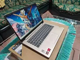 kondisi seperti baru, garansi resmi ,laptop lenovo ideapad 1 14amn7 mo