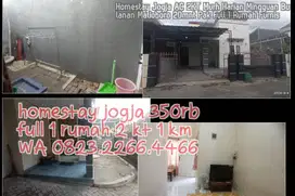 Homestay Jogja AC 2KT Murh Harian Mingguan Bulanan Malioboro 20mnt Pak