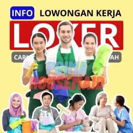 Lowongan kerja pria dan wanita sebagai art, babysitter, tk kebun, dll