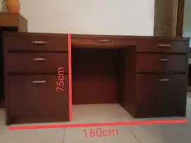 Meja direktur / Meja Kantor kayu jati