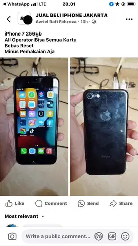 iphone 7 256gb siap pakai