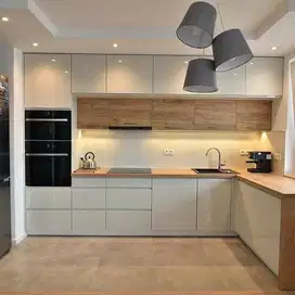 Custom Interior Kitchen Set, Backdrop TV, Lemari, Wardrobe